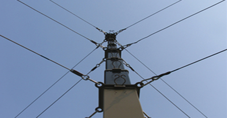  Winch manual mast (with guying